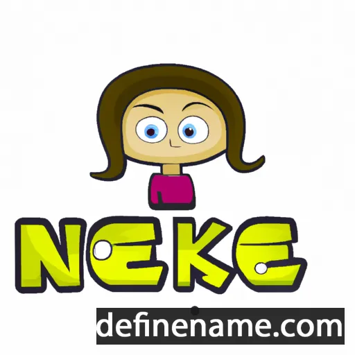 cartoon of the name Neke