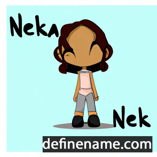 Nekenah cartoon