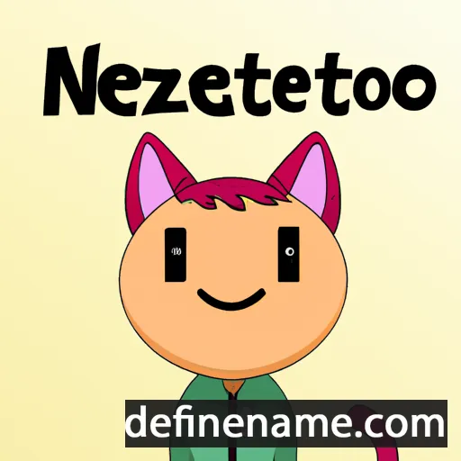 cartoon of the name Nekoitza