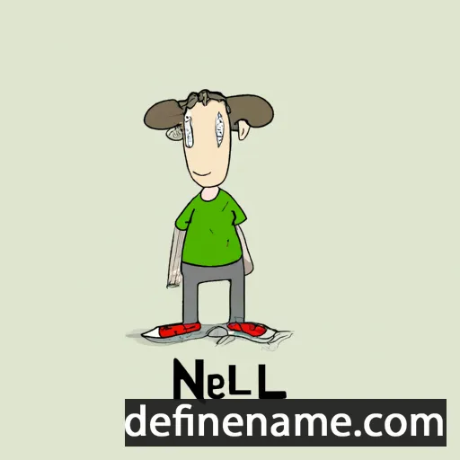 cartoon of the name Nel