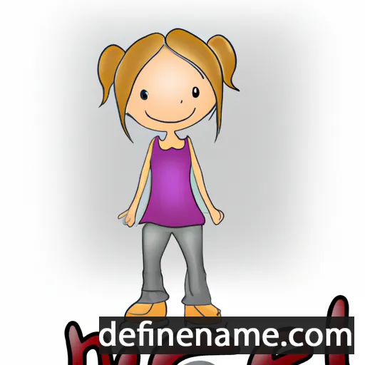 cartoon of the name Nele