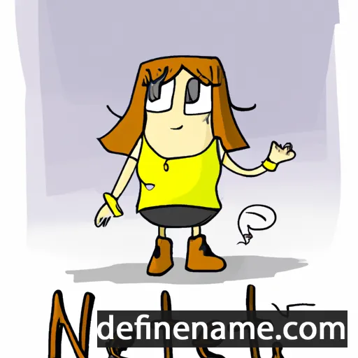 cartoon of the name Nelet