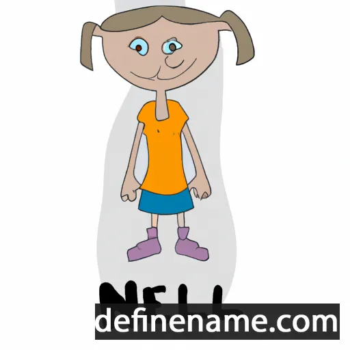 cartoon of the name Neli