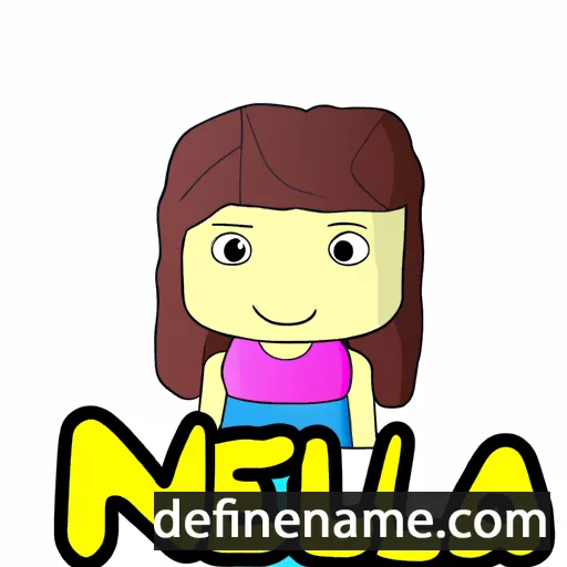 cartoon of the name Nelia