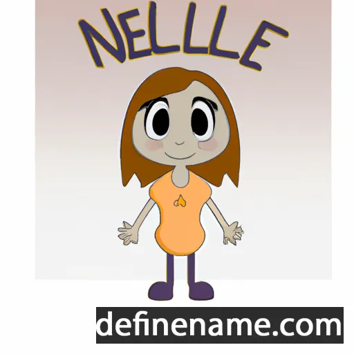 cartoon of the name Nelie