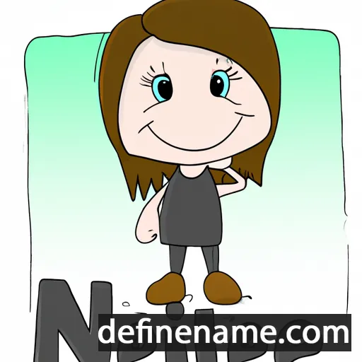 cartoon of the name Neline