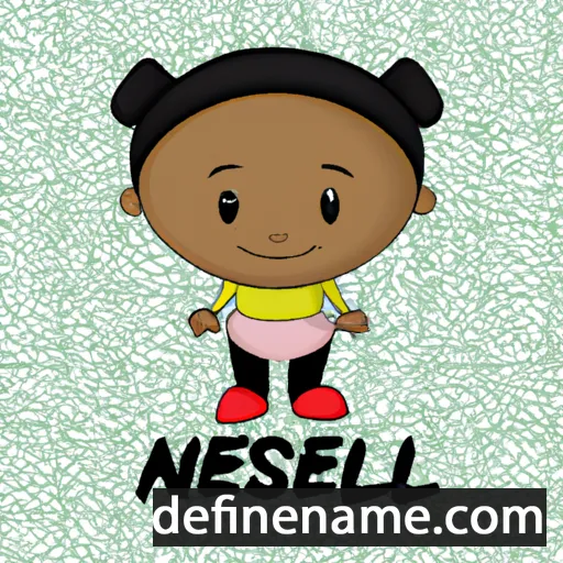 cartoon of the name Nelisiwe