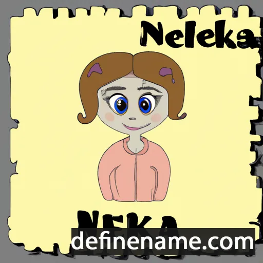 cartoon of the name Nelka