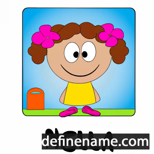 cartoon of the name Nella