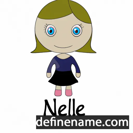 cartoon of the name Nelle