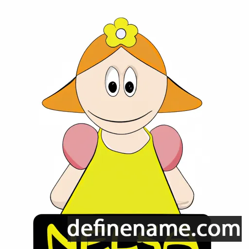 cartoon of the name Nelsa