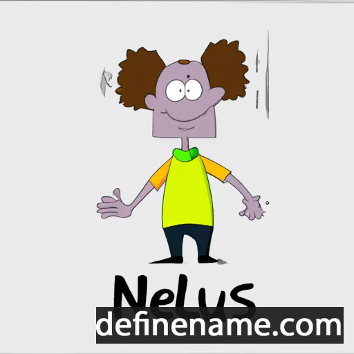 cartoon of the name Nelus