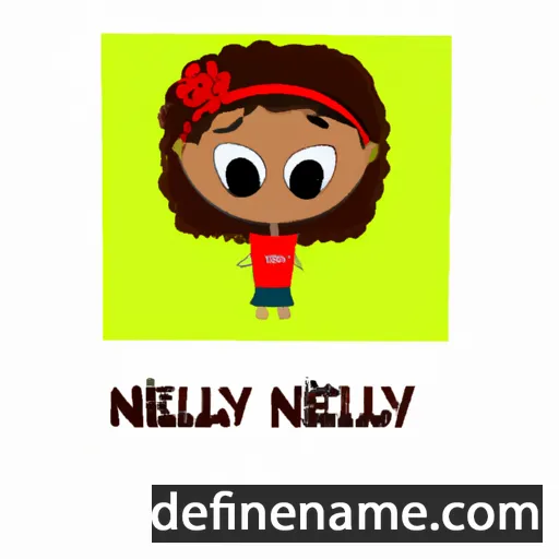 cartoon of the name Nely