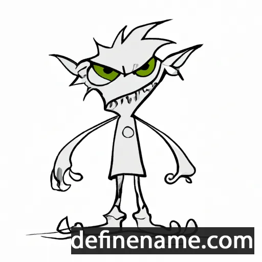 cartoon of the name Nemezy