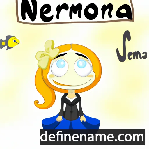 cartoon of the name Nemorina