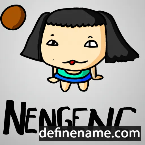 cartoon of the name Neneng