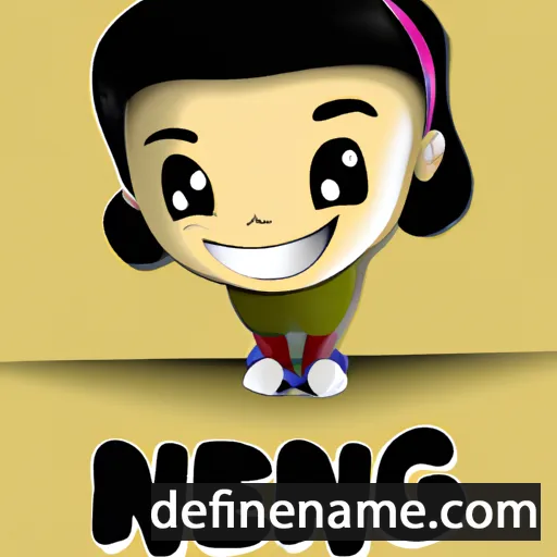 cartoon of the name Neneng