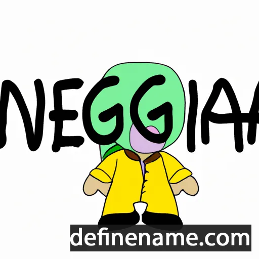 cartoon of the name Nengah