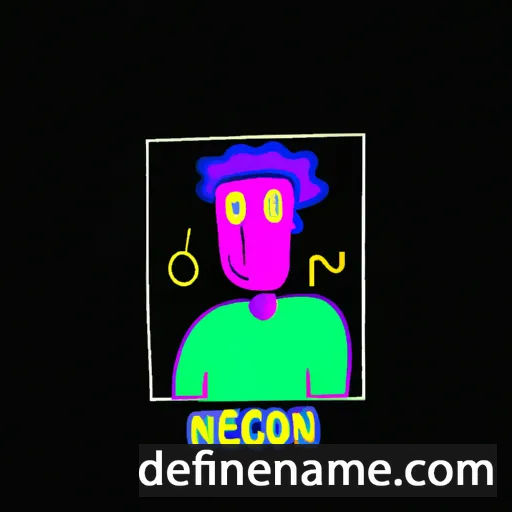 Neón cartoon