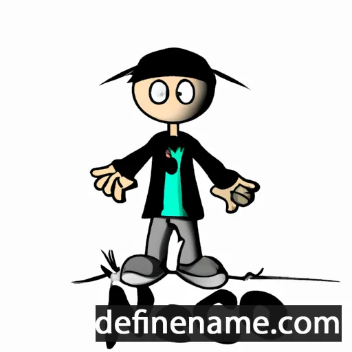 cartoon of the name Neo