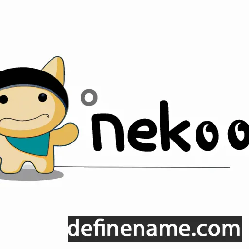 cartoon of the name Neoko