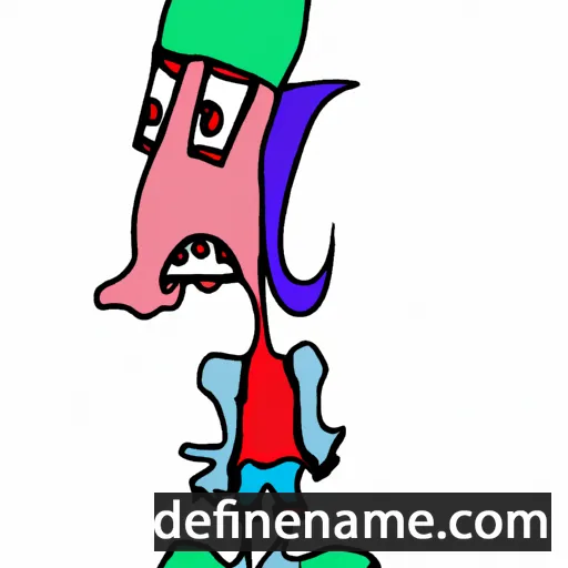 cartoon of the name Neone