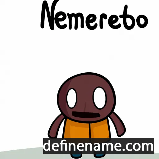 cartoon of the name Neoptólemo