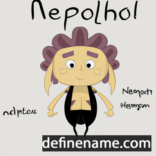 cartoon of the name Nephalion