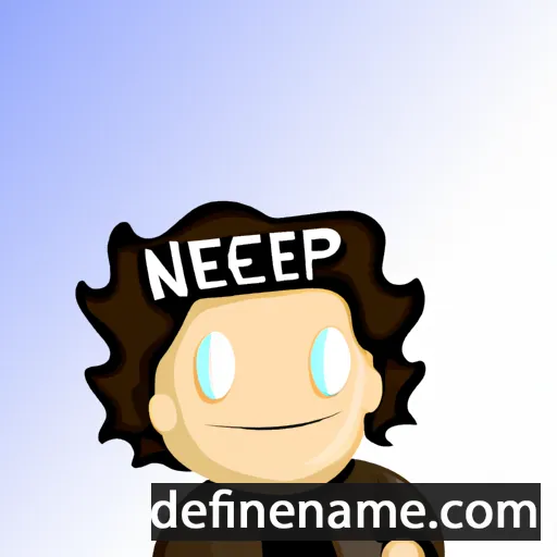 cartoon of the name Nepheg