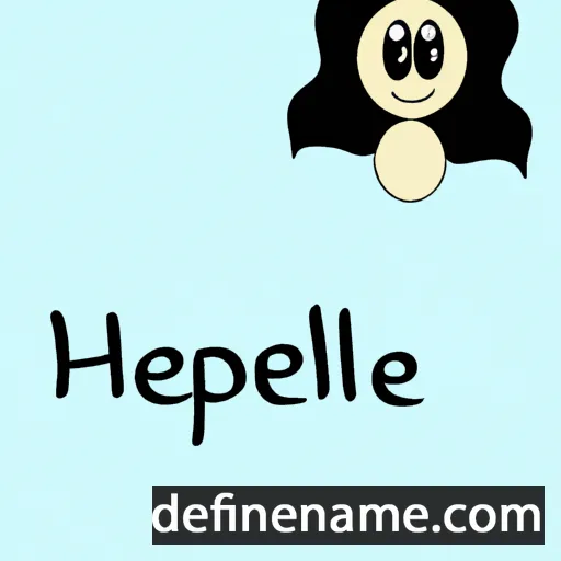 cartoon of the name Nephelie