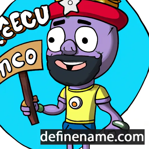 cartoon of the name Nepomuceno