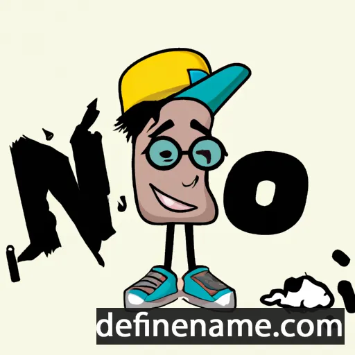 cartoon of the name Neqi