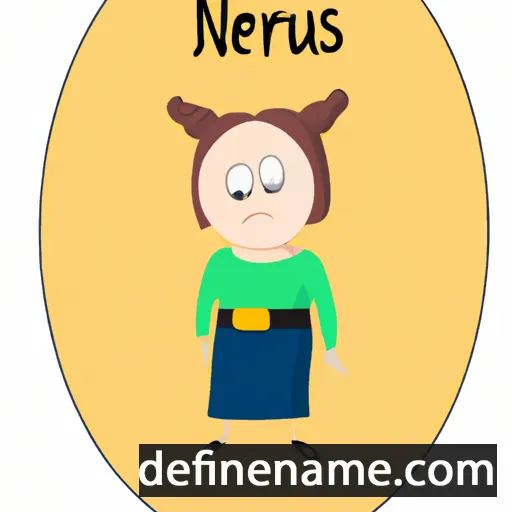 cartoon of the name Nerėjas