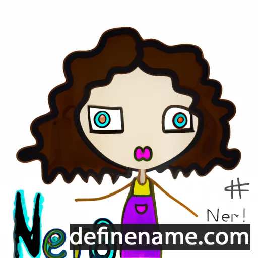 cartoon of the name Nerea