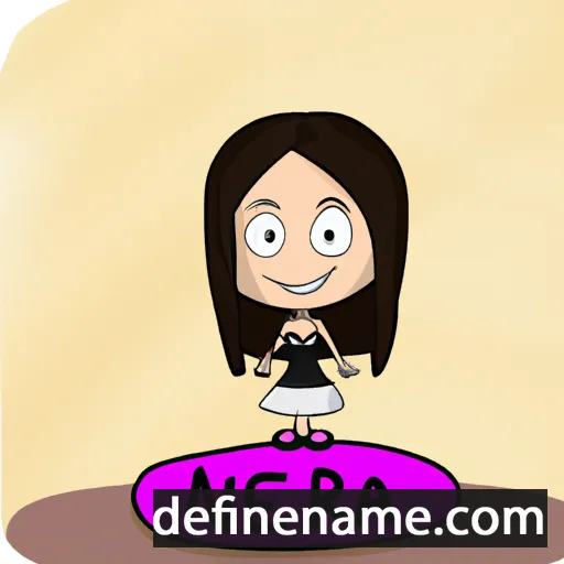 cartoon of the name Nereia