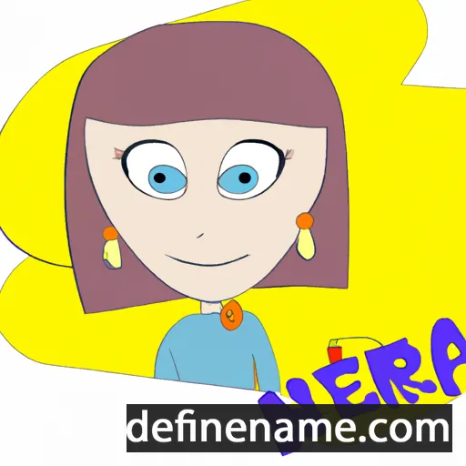 cartoon of the name Nerena