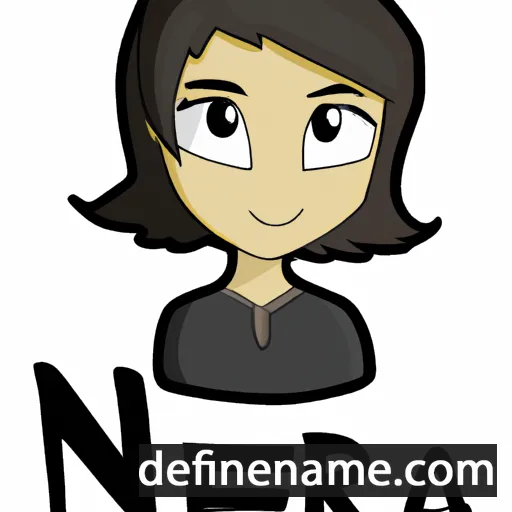 cartoon of the name Neria