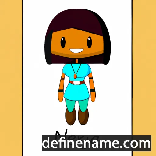 cartoon of the name Nerija