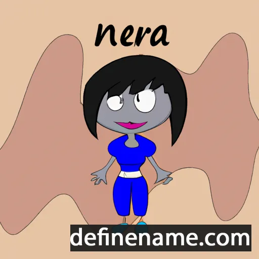 cartoon of the name Nerija