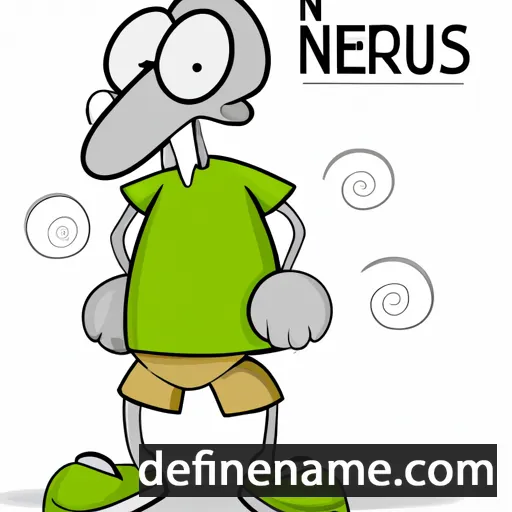 cartoon of the name Nerius