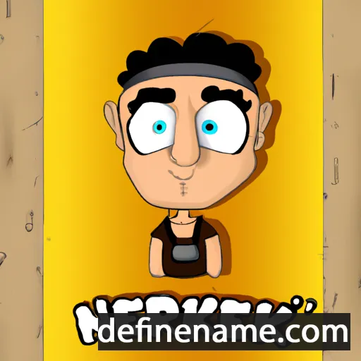 cartoon of the name Nerkez