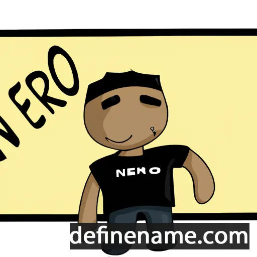 cartoon of the name Neró