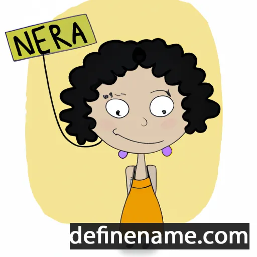 cartoon of the name Nerona