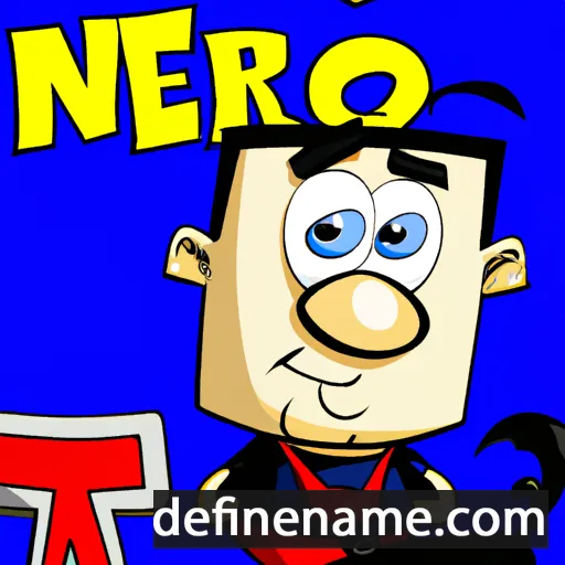 cartoon of the name Nerone