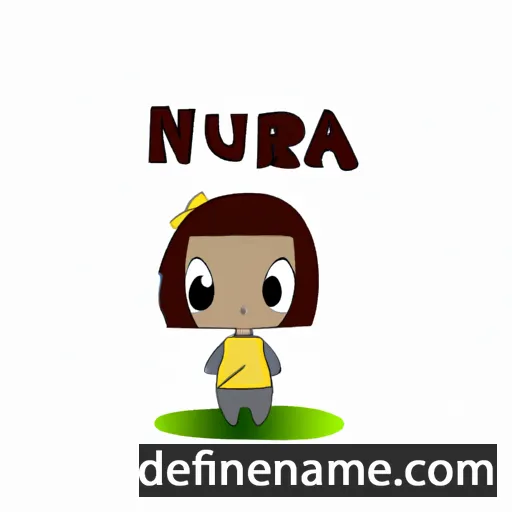 cartoon of the name Neroua