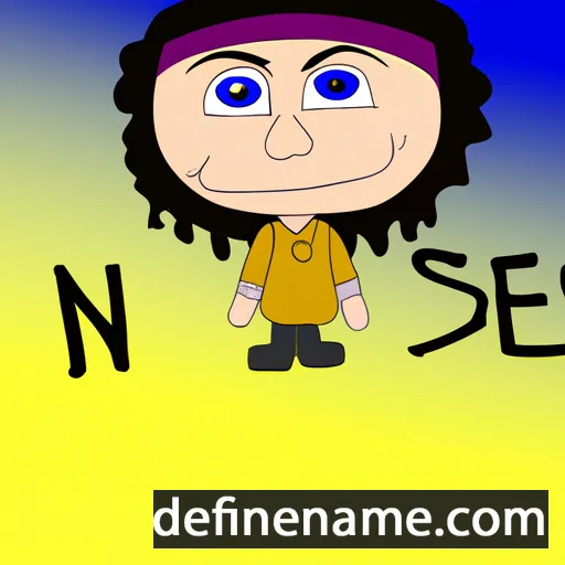 cartoon of the name Nerseh