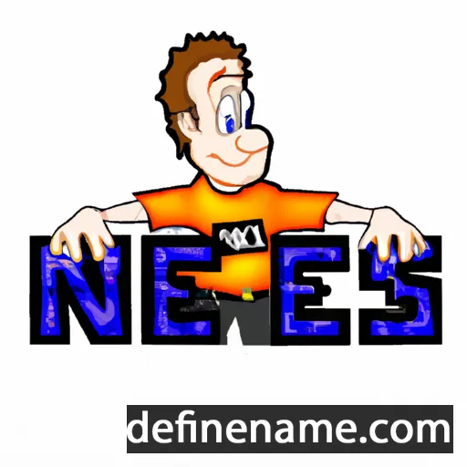 cartoon of the name Nes