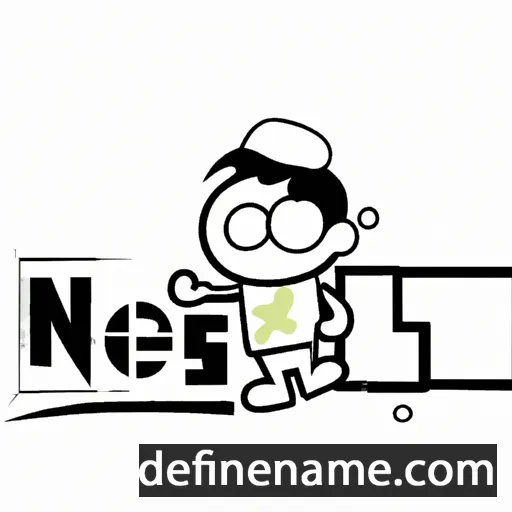 cartoon of the name Nes