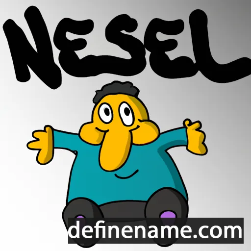 cartoon of the name Nesibeli