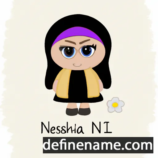 cartoon of the name Neslisah